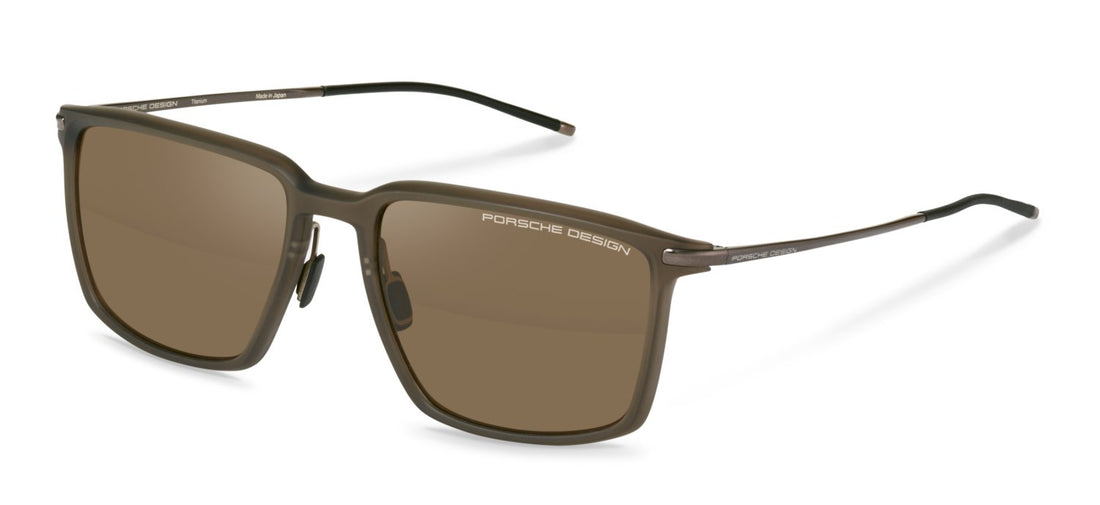 Óculos de sol porsche design p8991 c629 verde square masculino tamanho 58mm - Vista principal