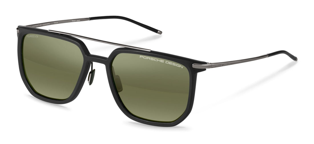 Óculos de sol porsche design p8992 a427 negro navigator masculino tamanho 56mm - Vista principal