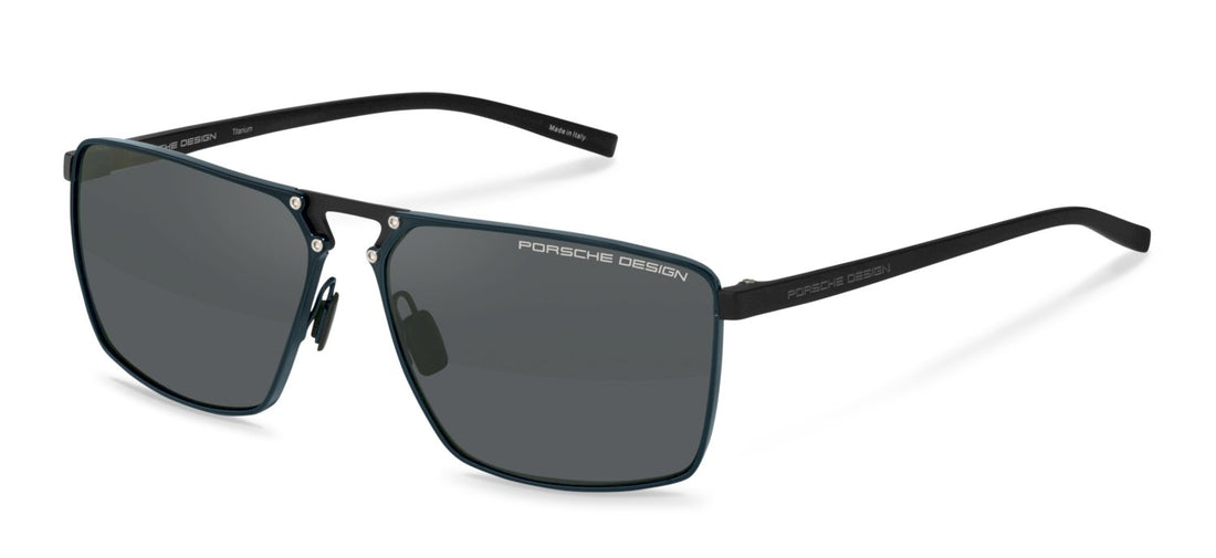 Óculos de sol porsche design p8993 c415 azul navigator masculino tamanho 60mm - Vista principal