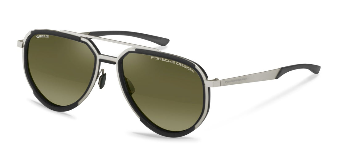 Sunglasses porsche design p8994 b447 plateado navigator masculino size 60mm - Main view