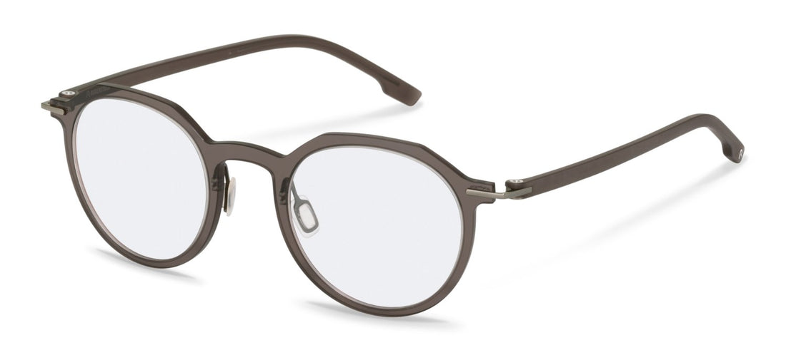 Occhiali da vista rodenstock r5369 d000 marron round unisex taglia 46mm - Vista principale