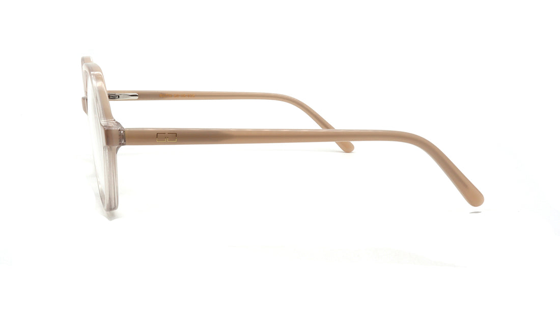 Occhiali da vista greyhounders ruth c2 beige geometric femenino taglia 52mm - Vista dettagliata