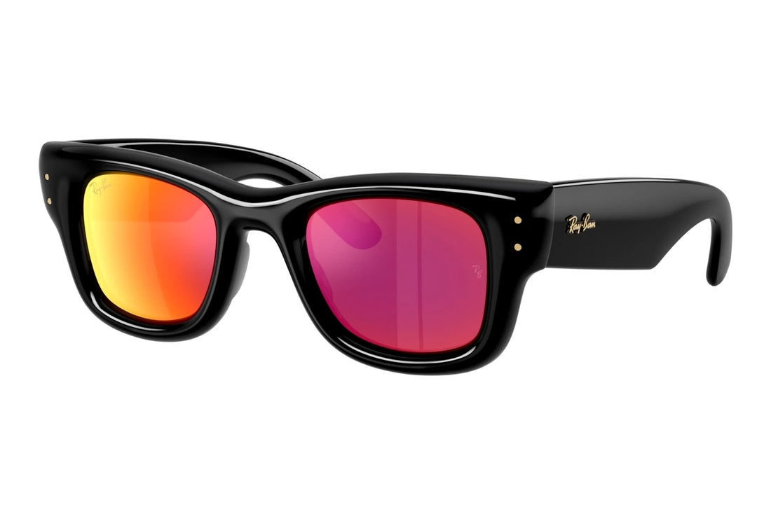 Sonnenbrillen ray-ban rb4940 wayfarer puffer 601/6q negro square unisex größe 50mm - Hauptansicht