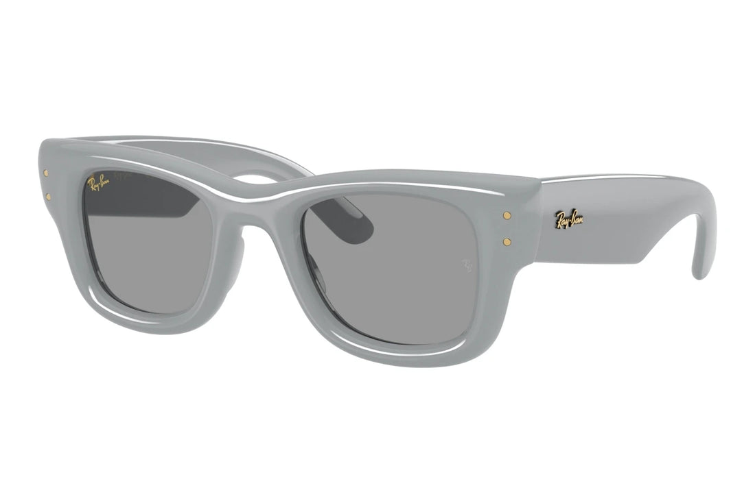 Occhiali da sole ray-ban rb4940 wayfarer puffer 6876/1 gris square unisex taglia 47mm - Vista principale