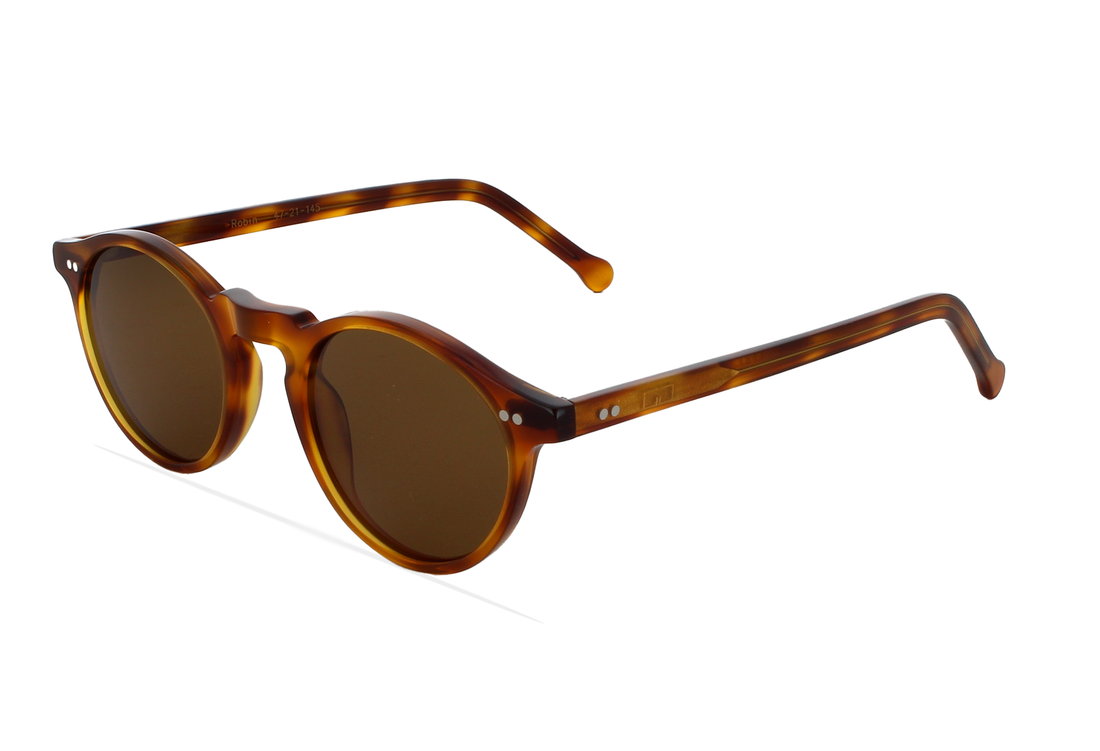 Gafas de sol greyhounders robin brown marron round unisex talla 47mm - Vista principal