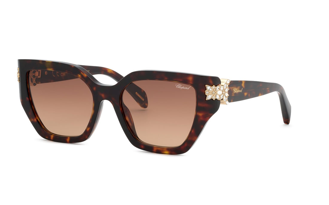 Gafas de sol chopard sch418s 0909 havana butterfly femenino talla 54mm - Vista principal