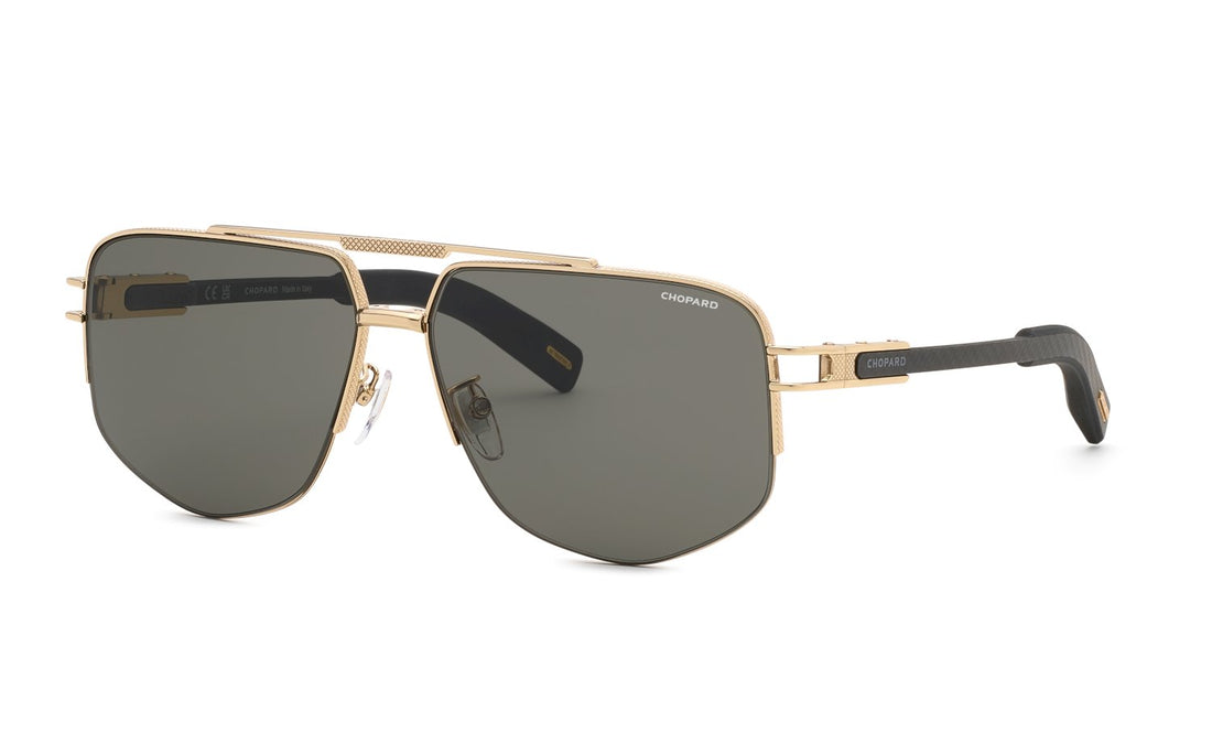 Gafas de sol chopard schm12 0300 dorado geometric masculino talla 62mm - Vista principal