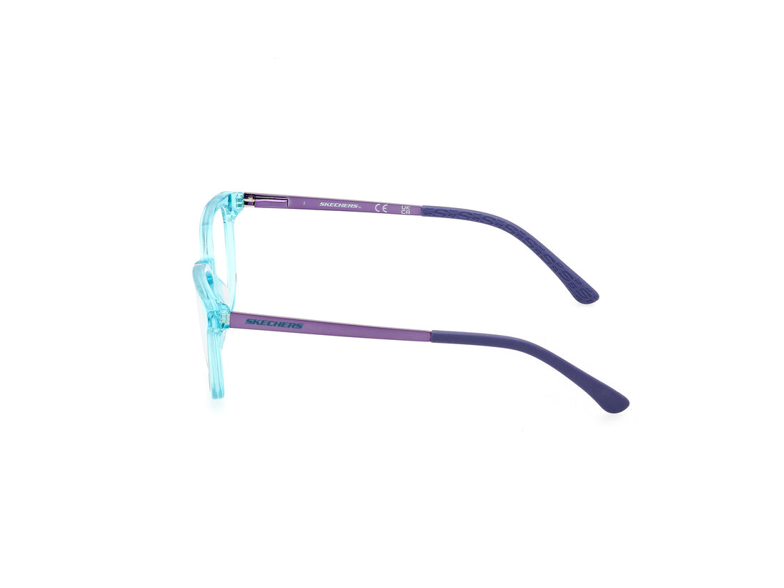 Occhiali da vista skechers se1682 084 azul rectangular femenino taglia 50mm - Vista dettagliata