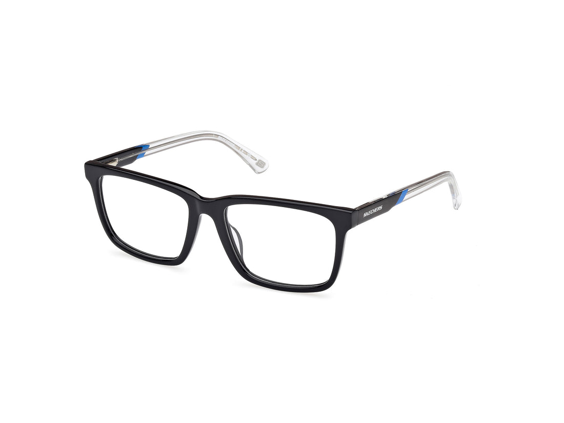 Occhiali da vista skechers se50008 001 negro rectangular infantil taglia 52mm - Vista principale