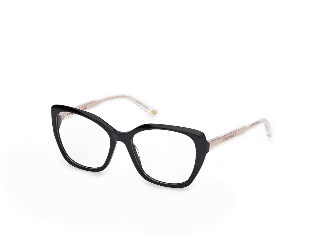 Brillen skechers se50060 001 negro cat eye femenino größe 53mm - Hauptansicht
