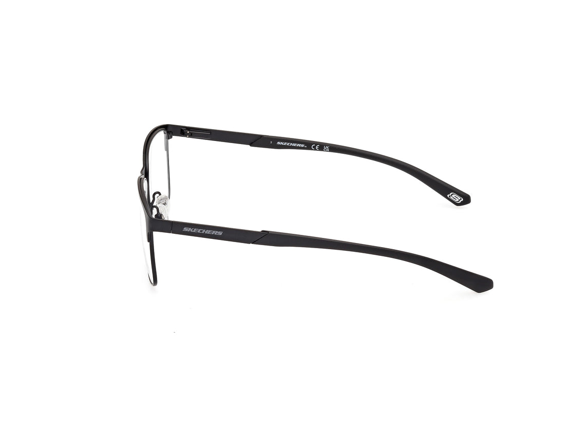 Occhiali da vista skechers se50066 002 negro rectangular masculino taglia 56mm - Vista dettagliata