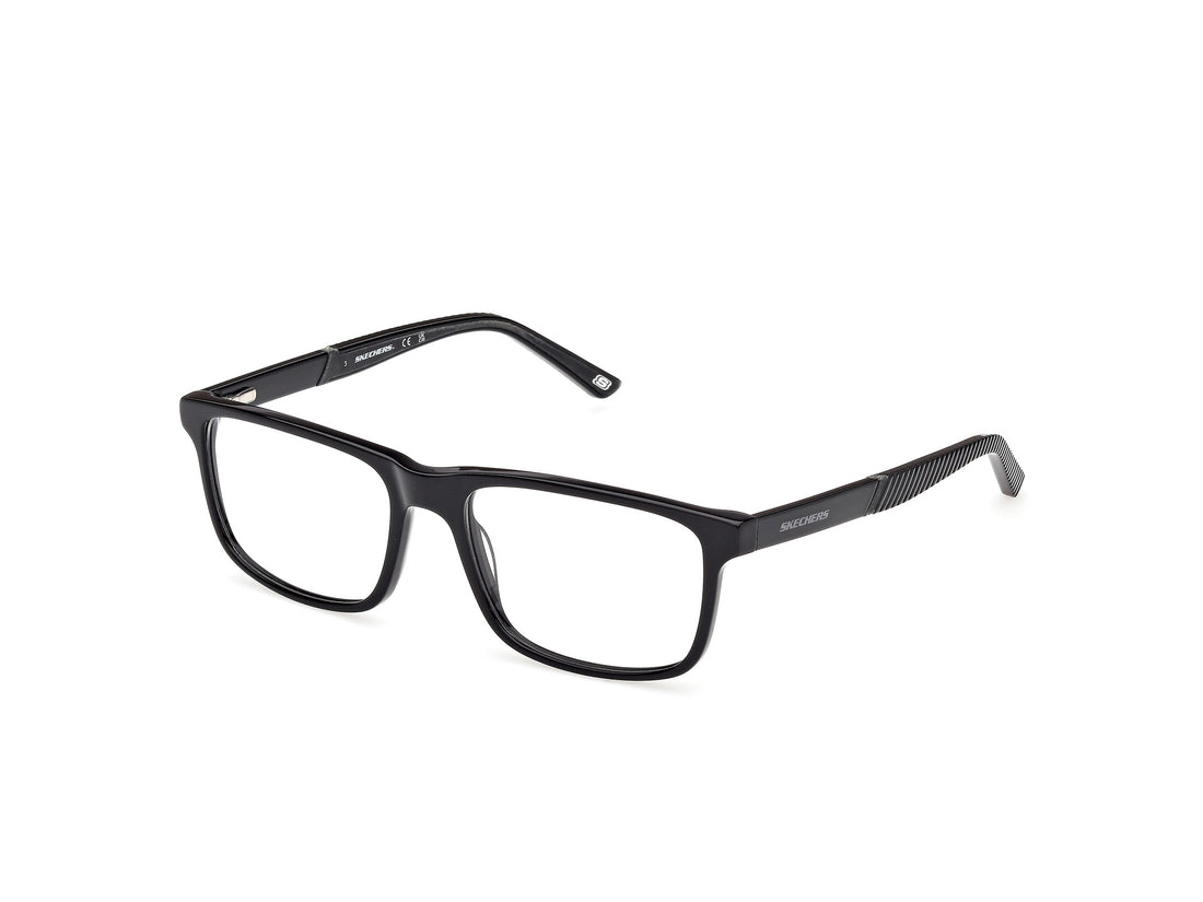 Brillen skechers se50135 001 negro rectangular masculino größe 55mm - Hauptansicht