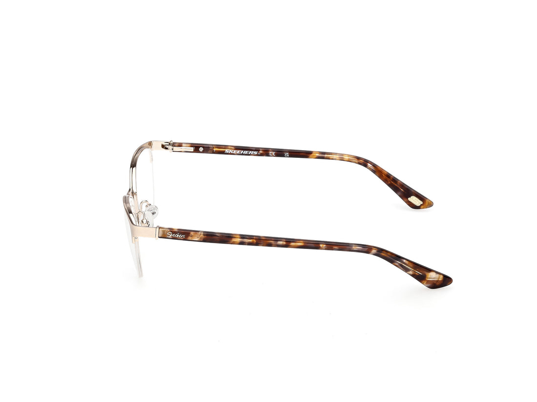 Occhiali da vista skechers se50176 032 dorado square femenino taglia 51mm - Vista dettagliata