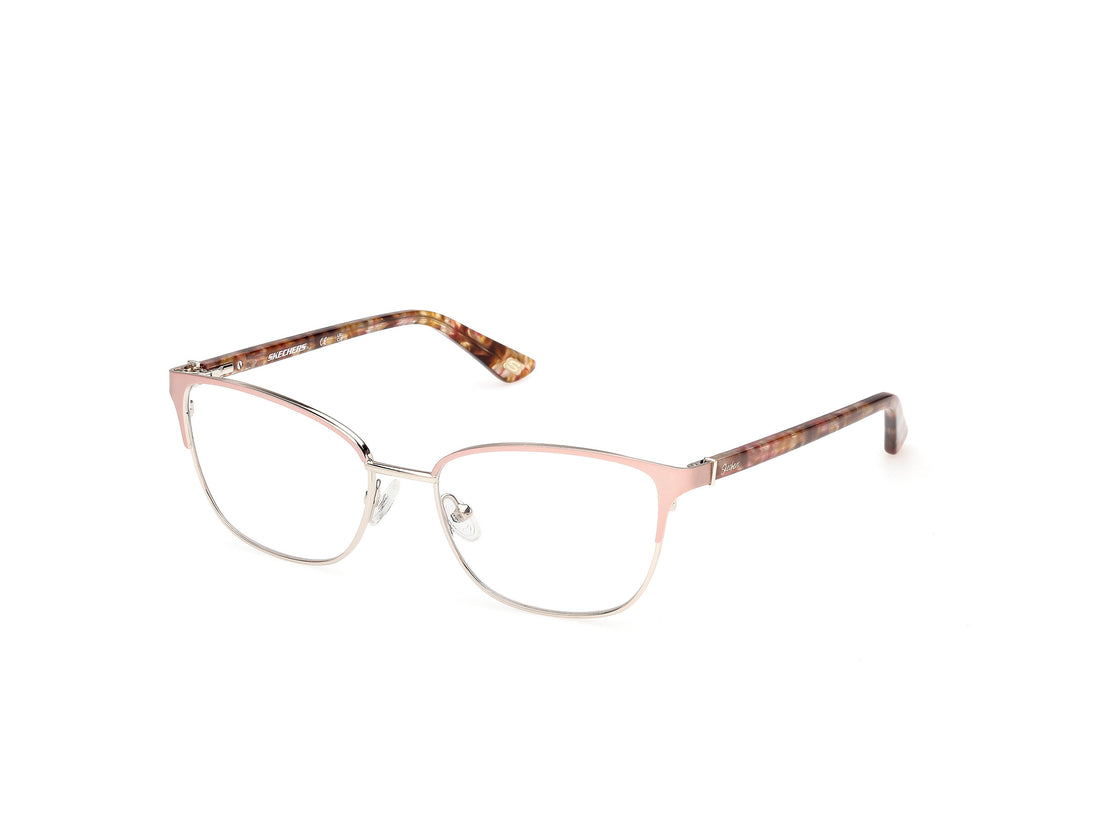 Occhiali da vista skechers se50177 073 rosa square femenino taglia 54mm - Vista principale