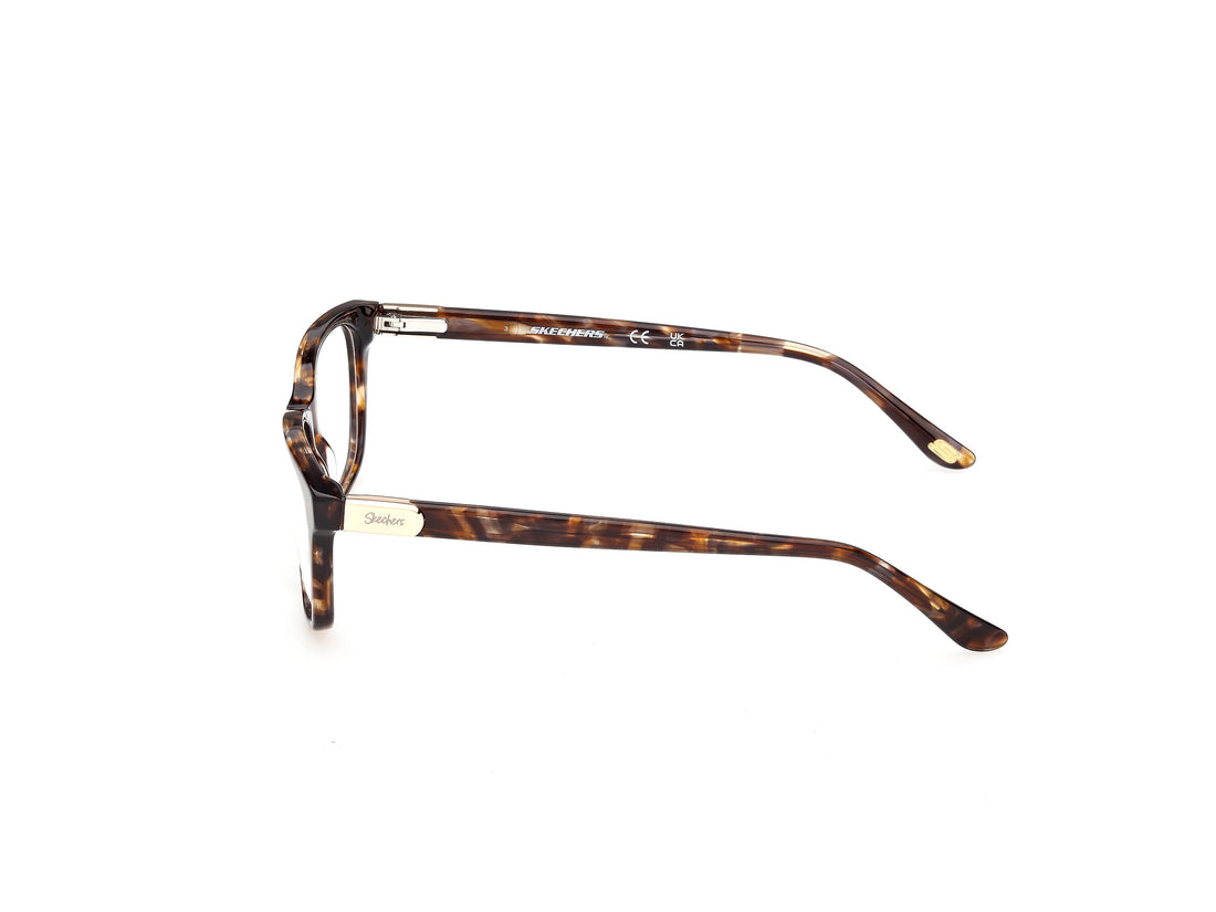 Occhiali da vista skechers se50181 047 marron square femenino taglia 52mm - Vista dettagliata