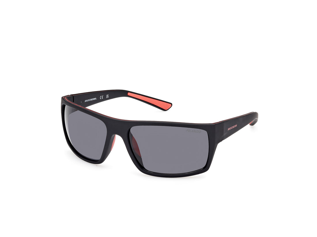 Gafas de sol skechers se6292 02d negro rectangular masculino talla 63mm - Vista principal