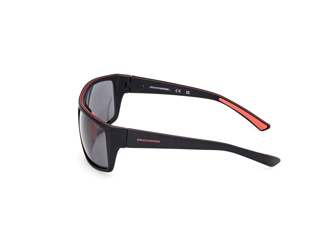 Gafas de sol skechers se6292 02d negro rectangular masculino talla 63mm - Vista de detalle