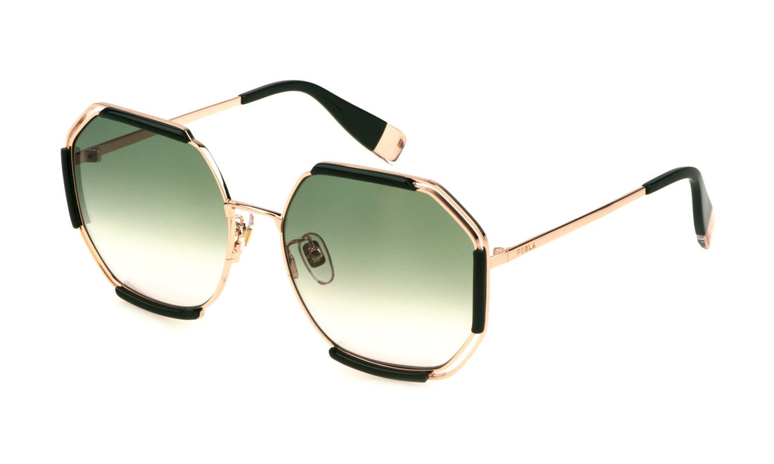Solglasögon furla sfu785 08fc femenino storlek 61mm - Huvudvy