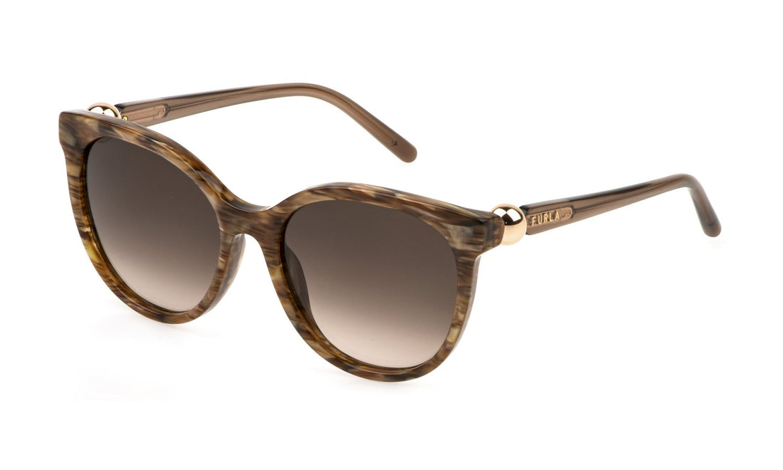 Lunettes de soleil furla sfu887 06yh marron pantos femenino taille 54mm - Vue principale