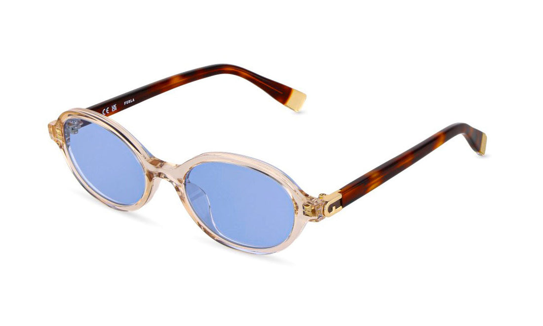 Gafas de sol furla sfu972 07t1 beige square femenino talla 51mm - Vista principal