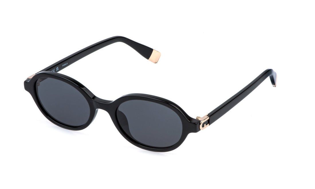 Solglasögon furla sfu972 0700 negro square femenino storlek 51mm - Huvudvy