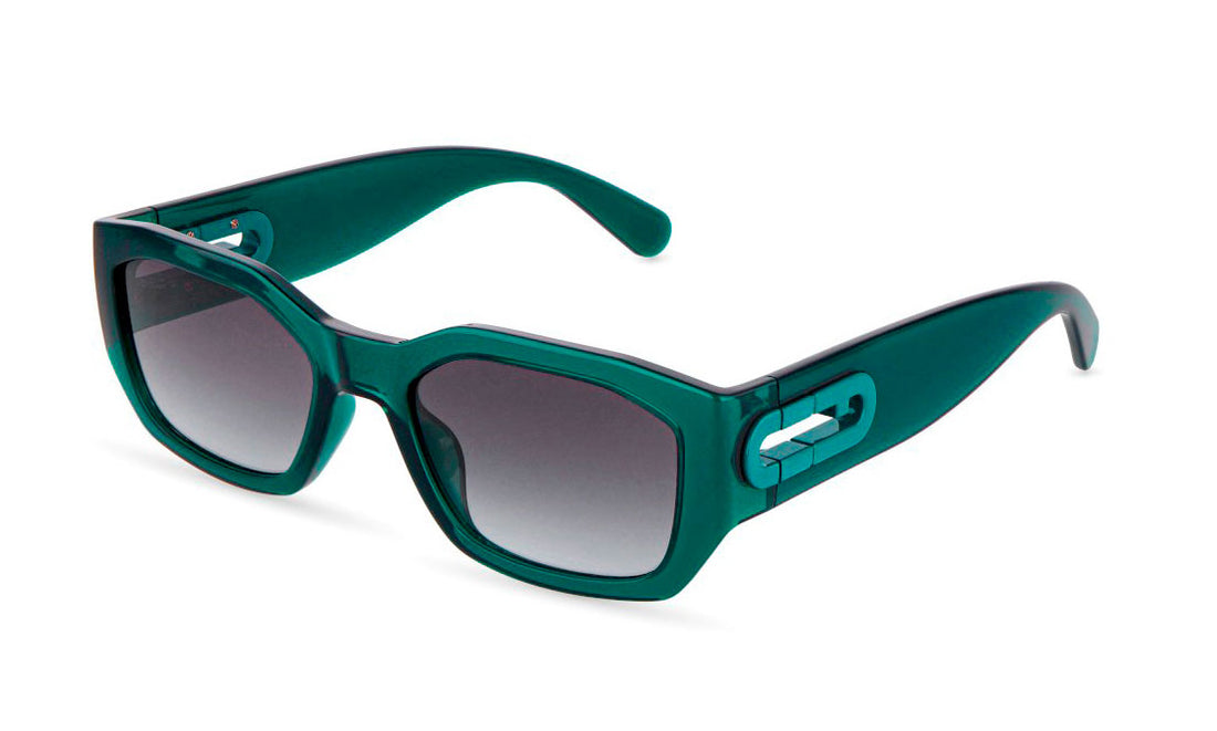 Gafas de sol furla sfub07 0j80 verde geometric femenino talla 54mm - Vista principal