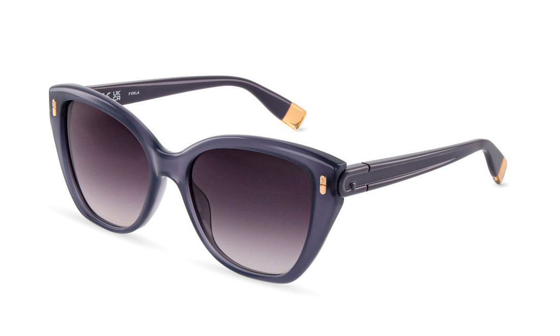 Sunglasses furla sfub11 06a5 gris square femenino size 54mm - Main view