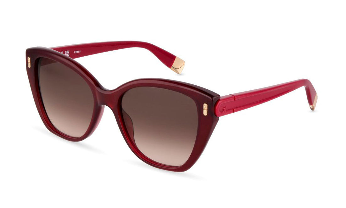 Sunglasses furla sfub11 0acq rosa square femenino size 54mm - Main view
