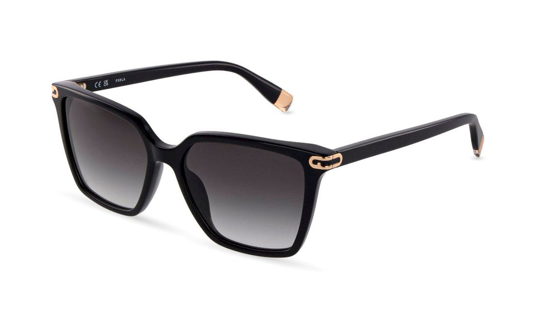 Gafas de sol furla sfub13 0700 negro square femenino talla 55mm - Vista principal