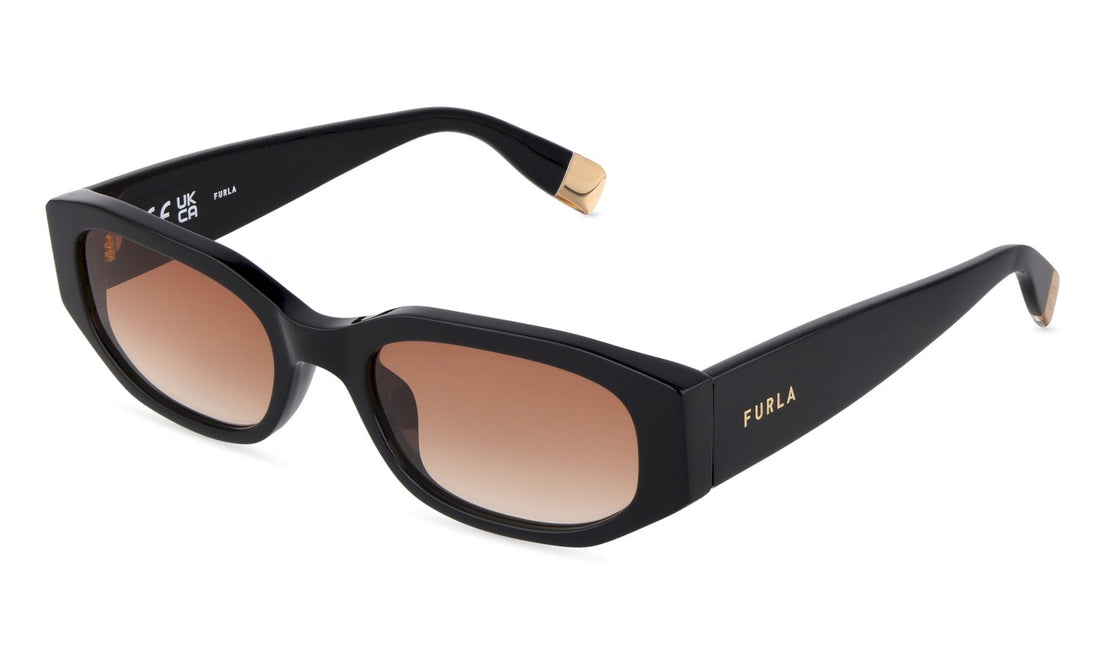 Lunettes de soleil furla sfub47 0700 negro geometric femenino taille 55mm - Vue principale