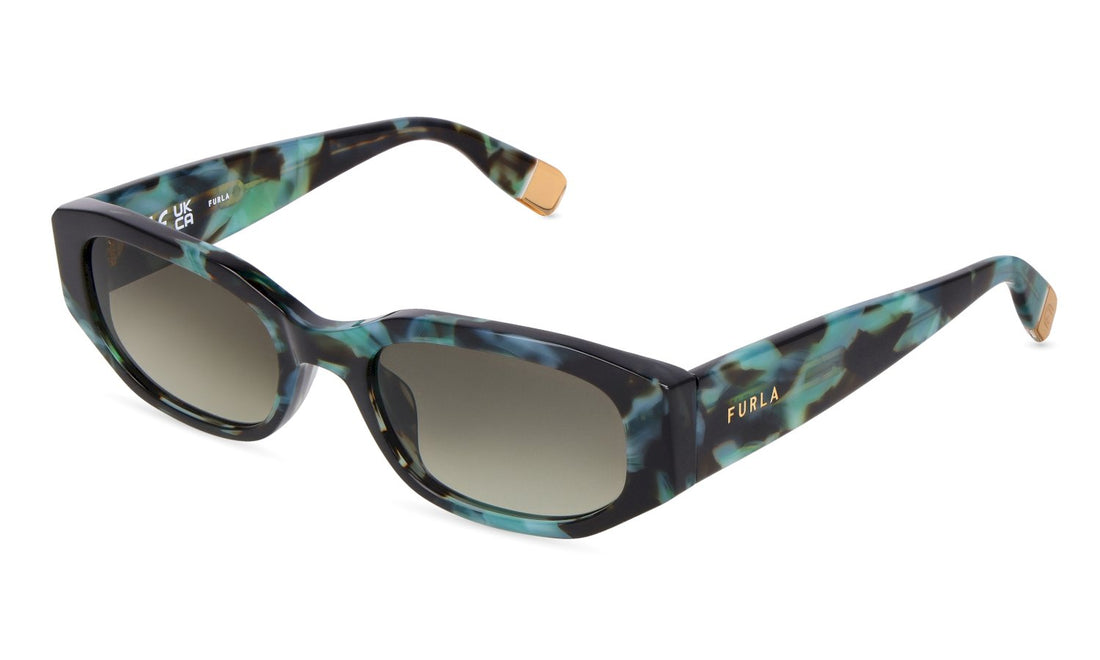 Lunettes de soleil furla sfub47 0v34 marron geometric femenino taille 55mm - Vue principale