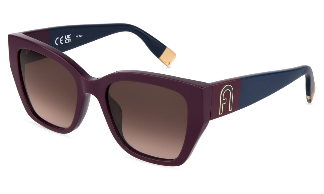 Lunettes de soleil furla sfub48v 09x6 violeta square femenino taille 54mm - Vue principale