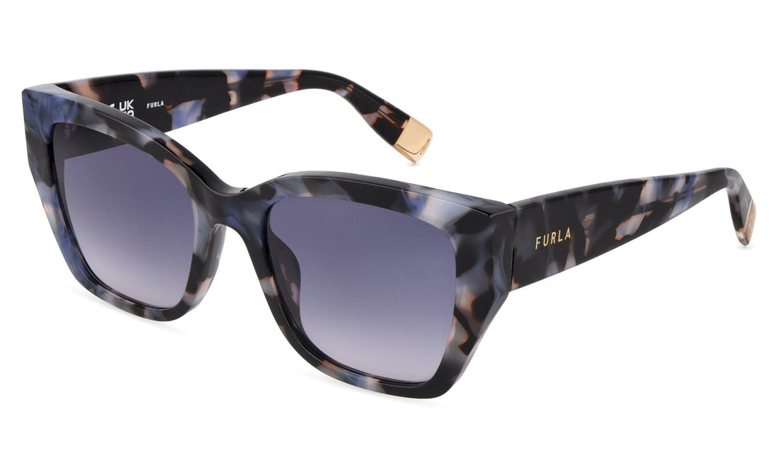 Lunettes de soleil furla sfub48 0l93 azul square femenino taille 54mm - Vue principale