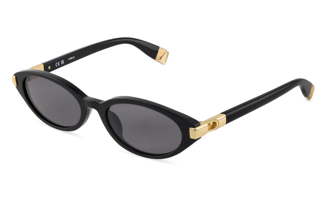 Lunettes de soleil furla sfub49 0700 negro oval femenino taille 54mm - Vue principale