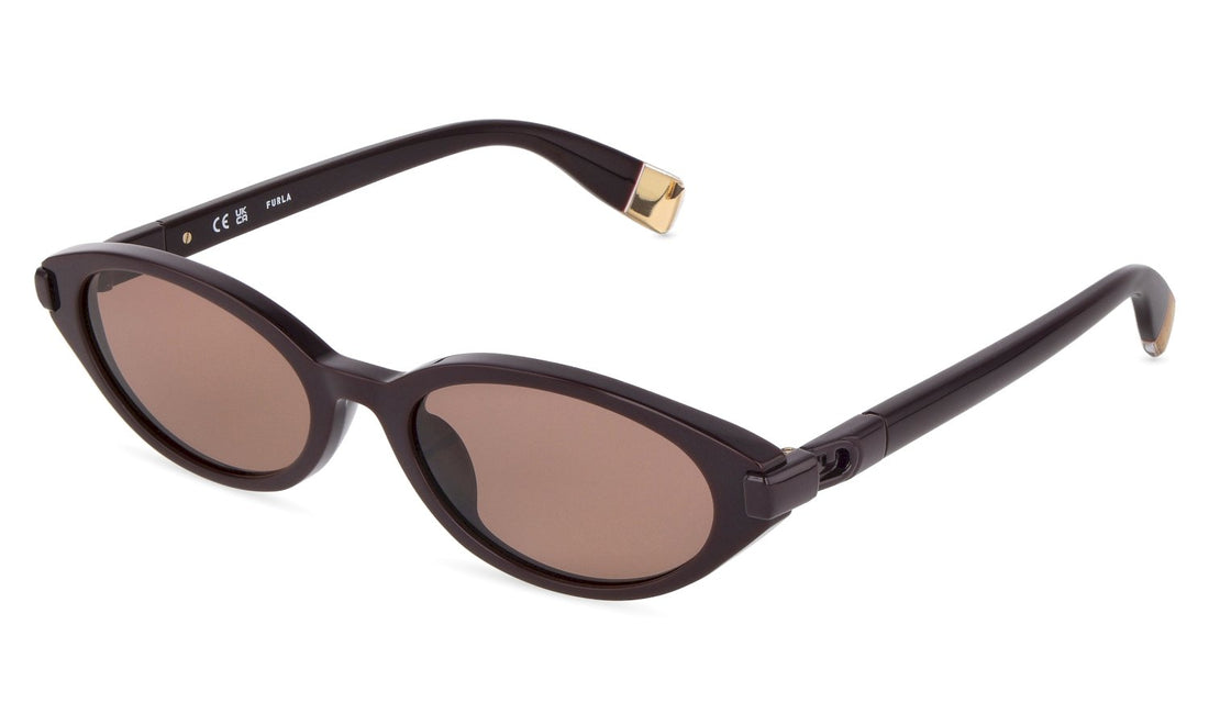 Lunettes de soleil furla sfub49 09hb morado oval femenino taille 54mm - Vue principale