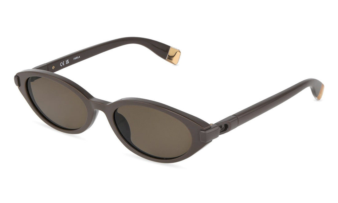 Lunettes de soleil furla sfub49 0acp gris oval femenino taille 54mm - Vue principale