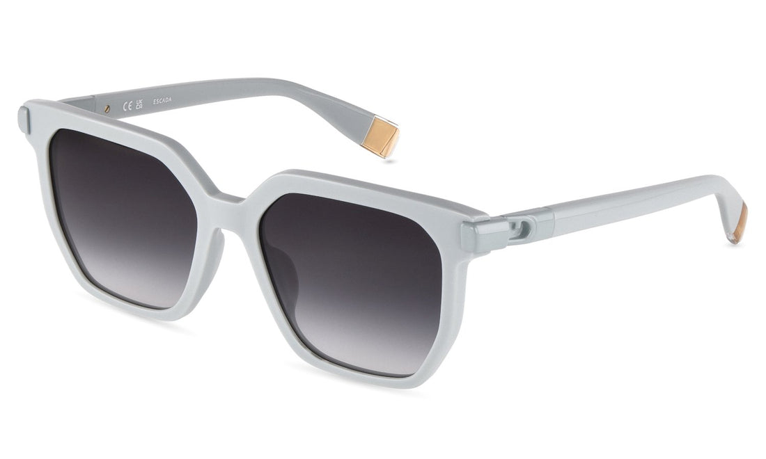 Óculos de sol furla sfub50 04g3 gris geometric femenino tamanho 54mm - Vista principal
