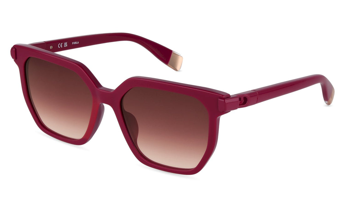 Óculos de sol furla sfub50 06uu rojo geometric femenino tamanho 54mm - Vista principal