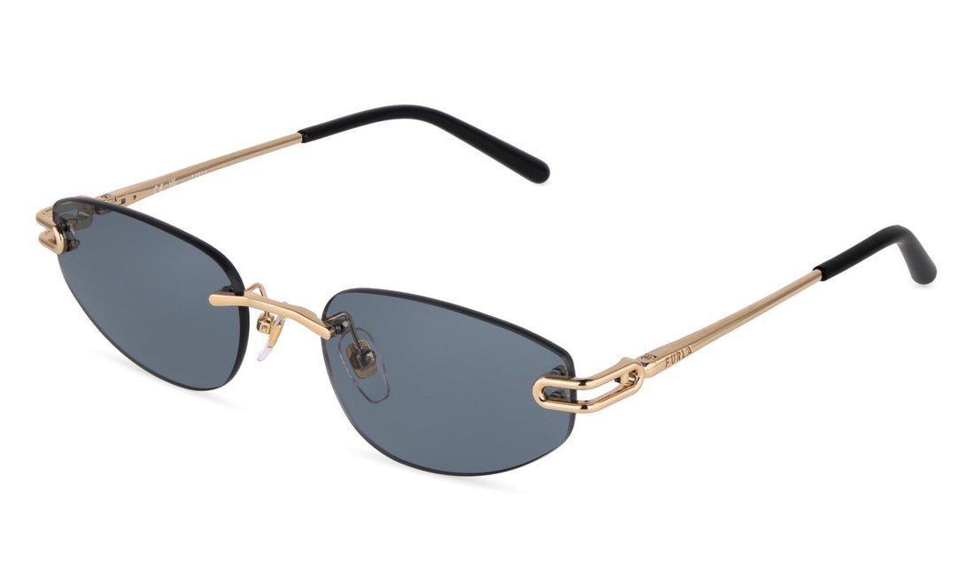 Lunettes de soleil furla sfub52 300y dorado oval femenino taille 56mm - Vue principale