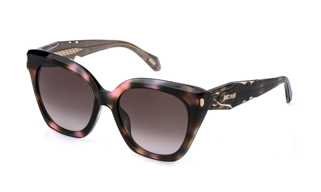 Occhiali da sole just cavalli sjc172 01gq marron butterfly femenino taglia 55mm - Vista principale