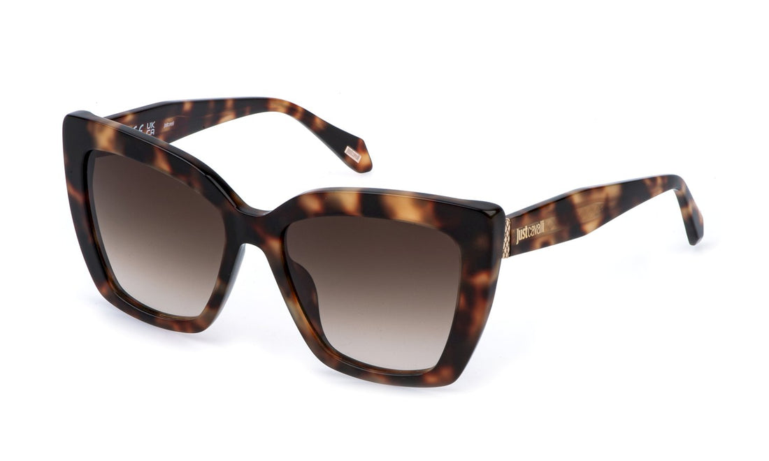 Solglasögon just cavalli sjc174 0829 havana butterfly femenino storlek 56mm - Huvudvy