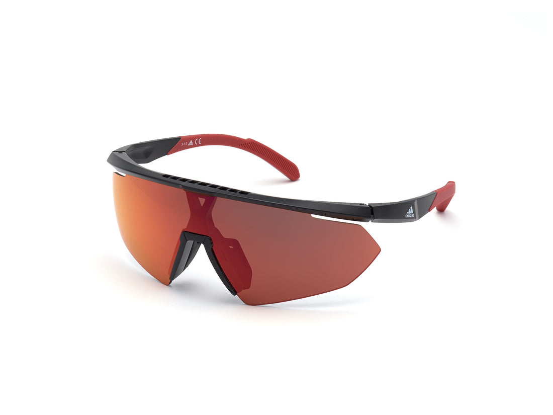 Solglasögon adidas sport sp0015 01l masculino storlek 0mm - Huvudvy