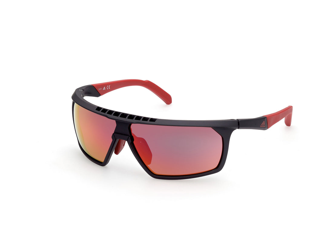 Solglasögon adidas sport sp0030 02l masculino storlek 70mm - Huvudvy