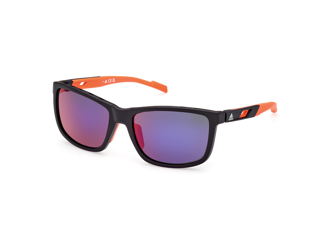 Solglasögon adidas sport sp0047 02z masculino storlek 60mm - Huvudvy