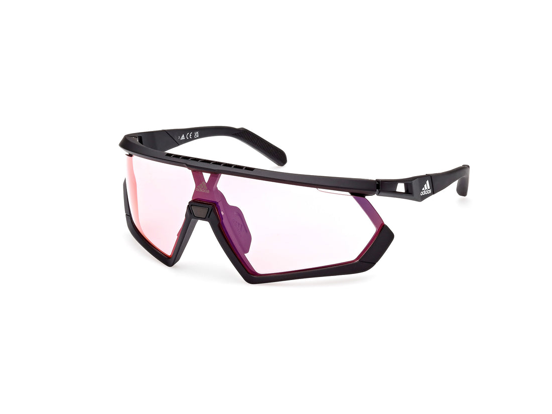 Solglasögon adidas sport sp0054 02l masculino storlek 0mm - Huvudvy