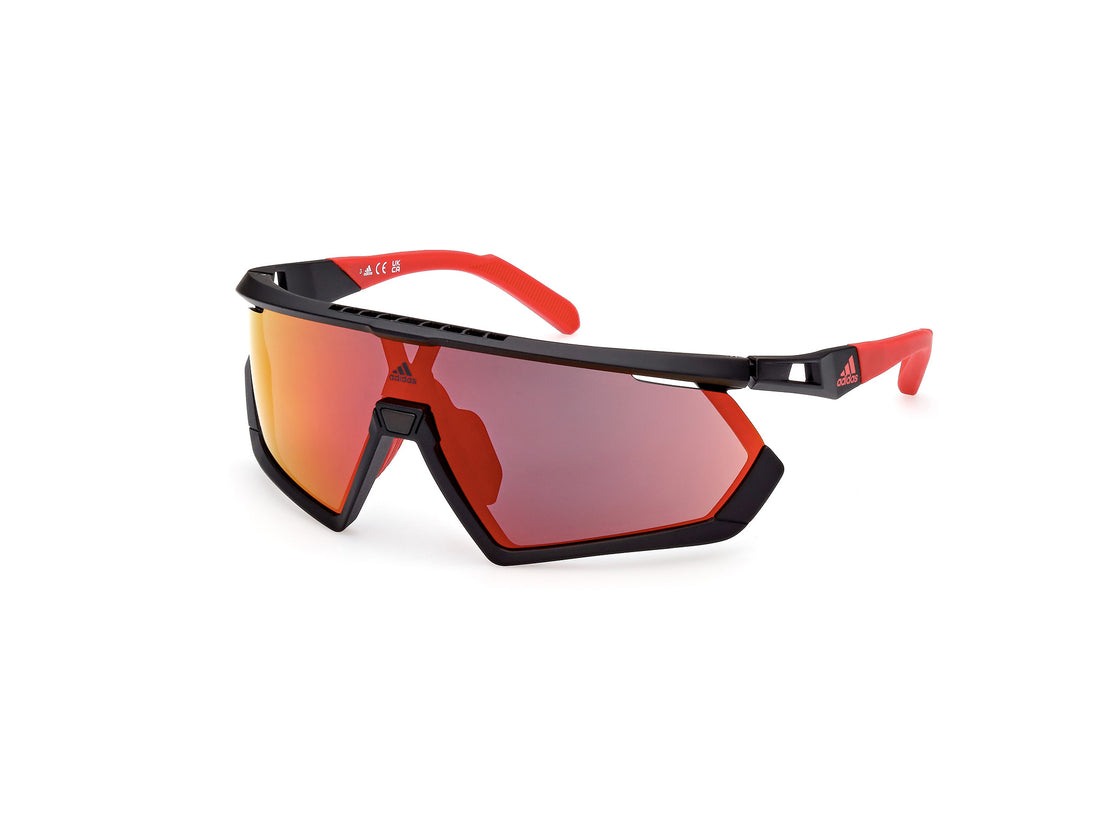 Solglasögon adidas sport sp0054 02u masculino storlek 0mm - Huvudvy