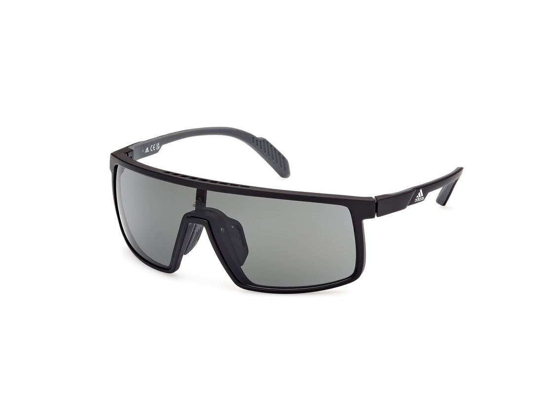 Solglasögon adidas sport sp0057 02a negro unisex storlek 0mm - Huvudvy