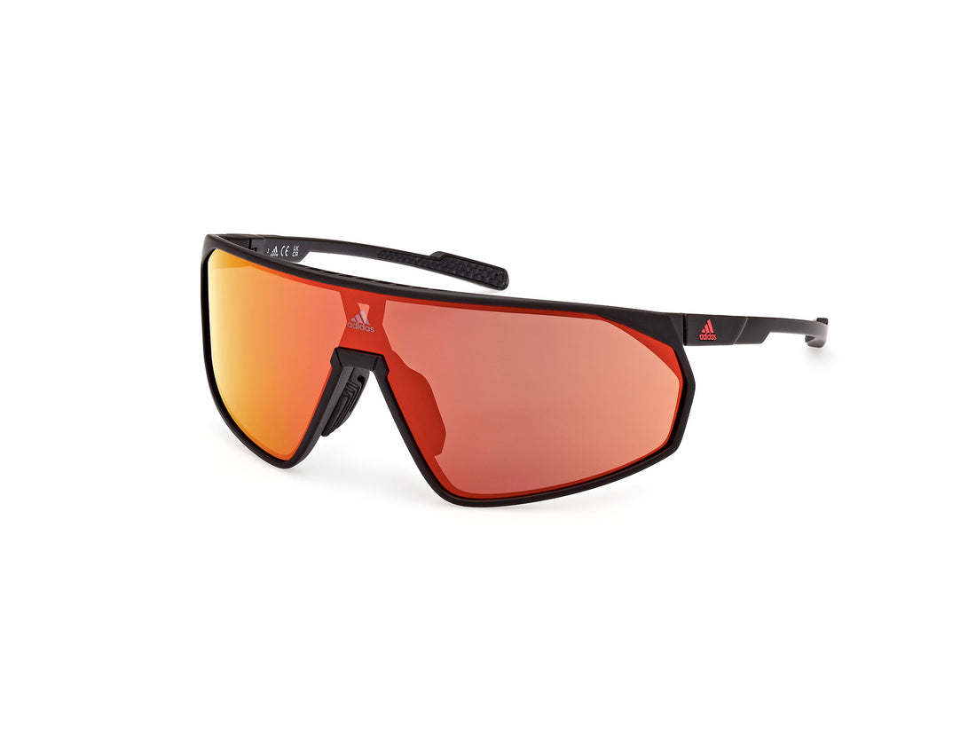Solglasögon adidas sport sp0074 prfm shield 02l masculino storlek 0mm - Huvudvy