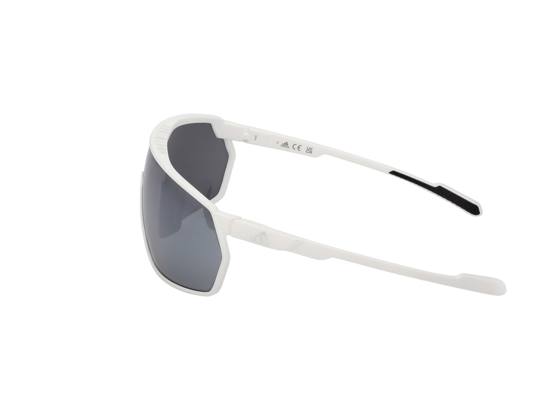 Solglasögon adidas sport sp0088 21c blanco shield unisex storlek 0mm - Detaljvy