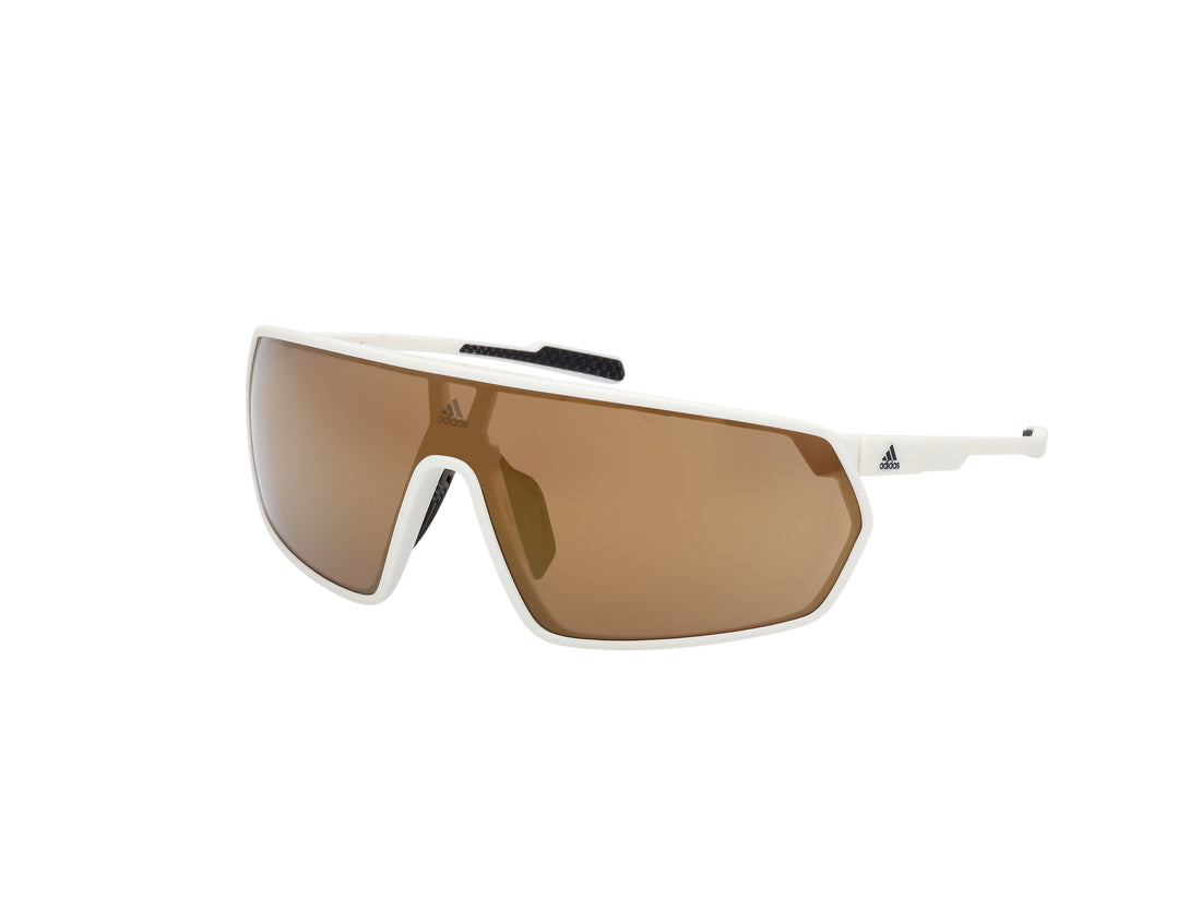 Solglasögon adidas sport sp0088 24g blanco unisex storlek 0mm - Huvudvy